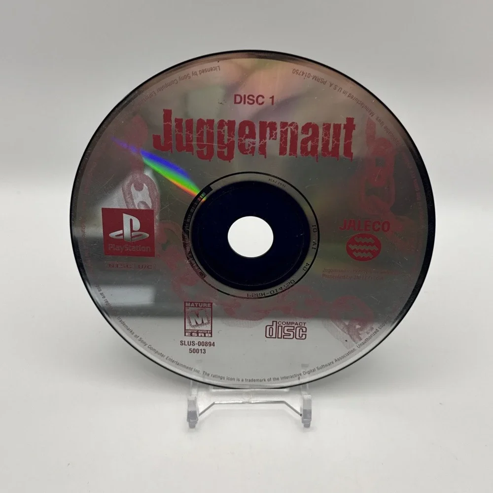Juggernaut PS1 Horror Game Discs 1-3 Complete (READ DESCRIPTION)